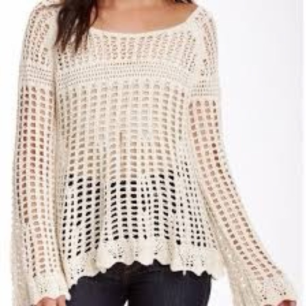 Free People Crochet Top